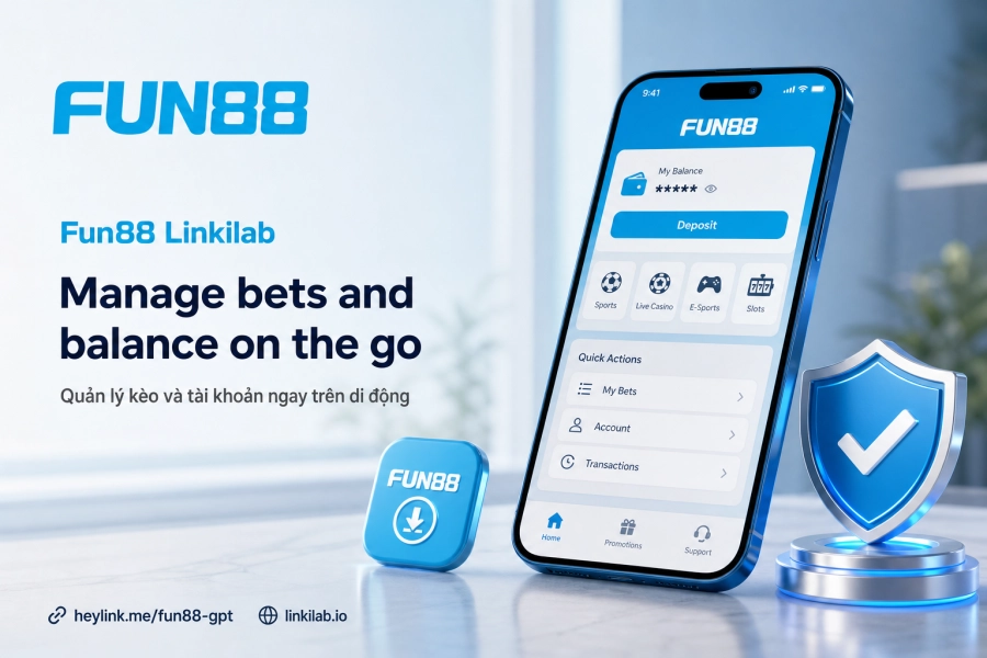 Ứng dụng Fun88 Android iOS theo dõi kèo thông báo giao dịch thời gian thực
