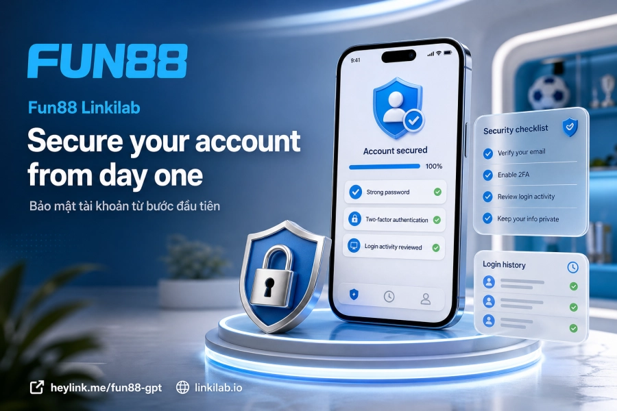 bảo mật tài khoản Fun88 TLS SSL IOVATION phát hiện đăng nhập bất thường