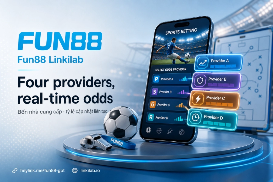 nhà cung cấp kèo Saba CMD BTI IM Sports Fun88 thể thao